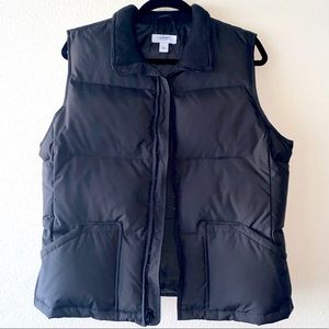 Black Cozy Puffer Vest